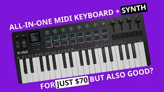 M-VAVE SMK-37 Pro Review & Walkthrough - All-In-One MIDI Keyboard With Polysynth For $70