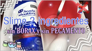 Como hacer SLIME sin BÓRAX y sin PEGAMENTO!💫