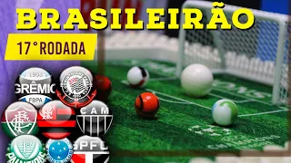 BRASILEIRÃO 2023: 17ª Rodada com Bolas de Gude e Futebol Funil - Marble race