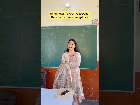 When your favourite teacher Comes to take exam 😂 #shorts #viral #explorepage