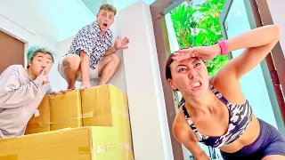 Last To Get Caught at NEW GIRLS HOUSE!