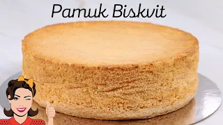 PAMUK BISKVIT - VRLO JEDNOSTAVAN & VISOK - BEZ MASNOĆE - UVIJEK USPIJEVA - SUNĐER BISKVIT ZA TORTE