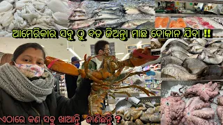 Americara bada sea food market re kana sabu miluchi😲 Octopus lobster clam genda shamuka squid🐙