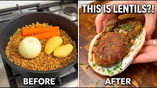 Budget-Friendly Lentil Sandwich That Tastes Like Meat | High Protein
