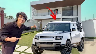 Finally New Defender Le Li 😯 Sourav joshi #vlog #souravjoshivlogs #trending #newcar 
