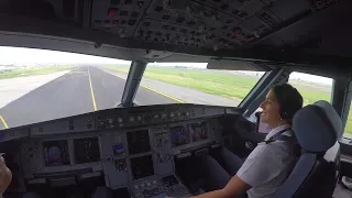 Landing on rwy10 in Delhi India (Full version  4K)