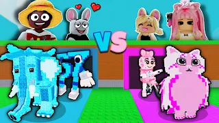 MENINOS VS MENINAS no ROUBE O BRAINROT! DESAFIO DO 0 A 1 TRILHÃO com LARRYZINHO e LARIZINHA!