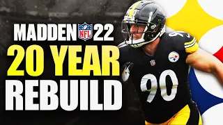 20 Year Rebuild of the Pittsburgh Steelers | Best Draft Pick EVER! Madden Franchise