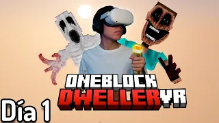 Sobrevivi 100 dias en Minecraft Vr One Block con Dwellers