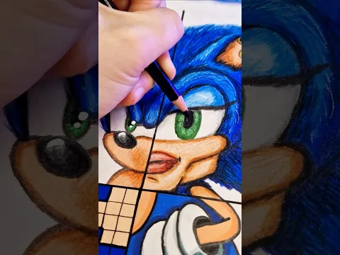 Drawing Sigma Sonic The Hedgehog / Part 4  💙⚡️ #shorts #sonic #sigma