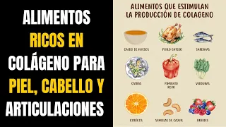 Alimentos ricos en colágeno para piel, cabello y articulaciones ✨