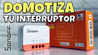 INTERRUPTOR domótico SIN CAMBIAR los MECANISMOS en la pared | SONOFF ZBMINI-L2