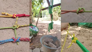The 6 Most Commonly Used Knots in Everyday Life#practical #knot#rope bowling knot