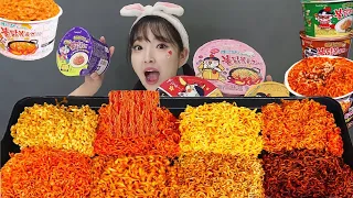 불닭 파티 불닭볶음면 먹방 Mukbang Fire Spicy Noodle Party HACO 하코