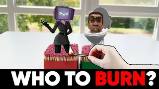 Can We FINALLY BURN Skibidi Toilet??? 😲🫨