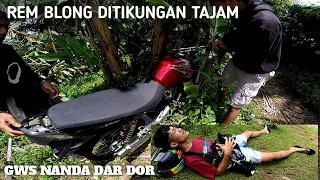 NANDA DAR DOR CRASH || AKIBAT REM DEPAN BLONG