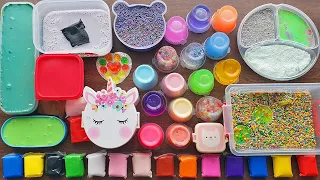 Satisfying Slime Mixing with Clay - Izabela Stress #slimeasmr #slimevideos