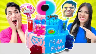 Pink vs Blue Cake Decorating Challenge