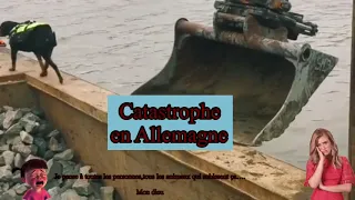après de puissantes tempêtes de pluie qui ont frappé l'ouest de l'Allemagne🥺.