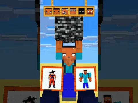 05 HELP Herobrine To Choose And Hold A Bedrock #friendship #shorts #trending #anime