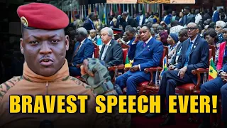 THIS MAN IS BRAVE! Listen to how Ibrahim Traore fearlessly lectured African leaders in Burkina Faso