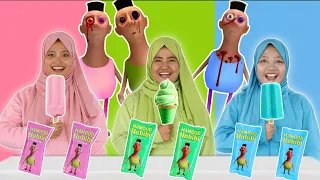 PILIH KARAKTER HAMOOD HABIBI SESUAI ES KRIM 1 WARNA | CHIKAKU FAMILY