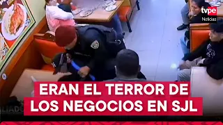 SJL: logran detener a delincuentes en pleno robo a pollería