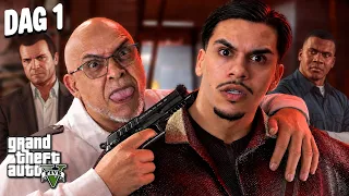 DAG 1 | GTA 5 STORY MODE AAN MIJN VADER LEREN! (GTA 6 GIVEAWAY)