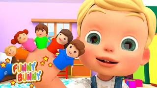 Five Finger Family Song - Funny Bunny Nursery Rhymes & Kids Songs Compilation