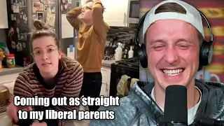 Woke parents lose it after son says he's straight | TRY NOT TO LAUGH #107
