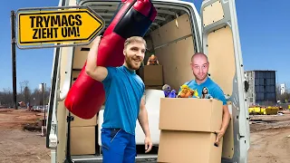 TRYMACS ZIEHT UM! ICH HELFE und VERLOSE seine Sachen ($$$$)🤩💰