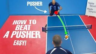 How to Beat Pushers in Table Tennis (Without Losing Your Cool)