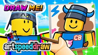 Let's DRAW ME IN ROBLOX - Part 2
