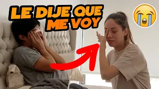BROMA A MI NOVIA "NECESITO un tiempo SOLO" *se vuelve loca* 😭