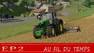 Fs22 /ep2 / au fils du temps / Broyage des canes de maïs