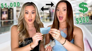 Switching CREDIT CARDS w/ LaurDIY!! *no limit*