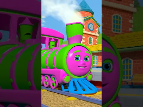 Wheels on the Train #shorts #nurseryrhymes #babysongs #littletreehouse #youtubekids #traincartoon