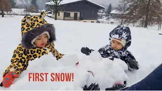 French Holiday Part 2: Tili's First Snow & 2nd Birthday!