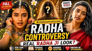 Krishnaavataram Radha Controversy 😳 | Real Radha Ji Look | Shushmita Bhatt Radha Ji Debate Review 