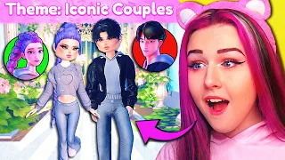 ONLY Dressing As ICONIC COUPLES Cosplays With My BOYFRIEND In DRESS TO IMPRESS! | ROBLOX