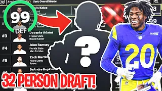 I Drafted The BEST Defense in my 32 Person Fantasy Draft! Madden 22 Franchise