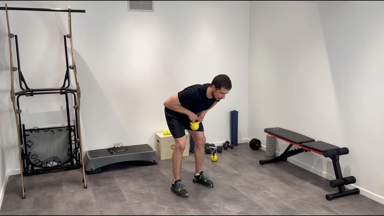 Image Single Kettlebell Pronation Row