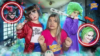 O FILME: A IRMÃ MALVADA DA ARLEQUINA TRANSFORMOU A ARLEQUINA E O CORINGA EM CRIANÇAS POR 24 HORAS