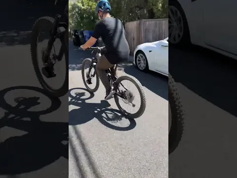 We built an all wheel drive ebike! #mtb #ebike #shorts #bikeshorts