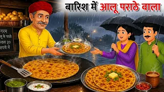 बारिश में आलू परांठे वाला | Barish Me Aloo Parathe Wala | hindi stories | Hindi kahaniya