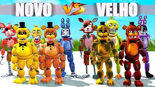 ANIMATRONICS VELHOS VS NOVOS ANIMATRONICS QUEM E MAIS FORTE NO GTA 5?
