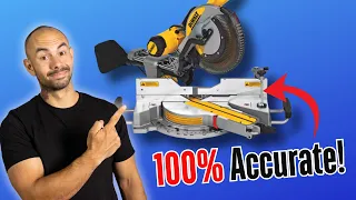 How to adjust your DeWalt Miter Saw to make PERFECT cuts. 4k