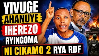 AHANUYE URUPFU RWA PEREZIDA NICIKAMO KABIRI RYA RDF