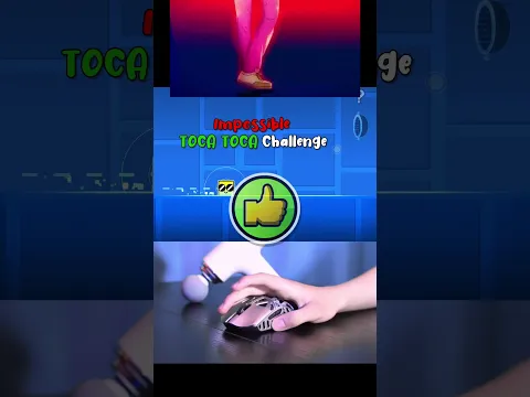 The IMPOSSIBLE TOCA TOCA SPAM CHALLENGE vs AUTOCLICKER! #geometrydash #gd #shorts