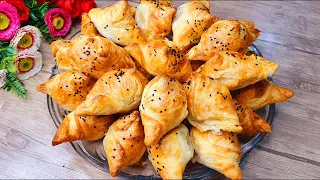 НАПАЛЕОН СОМСА БУНАКАСИНИ ХАЛИ ЕМАГАНСИЗ !Хрустящая и Слоеная  Напалеон Самса 😋😋